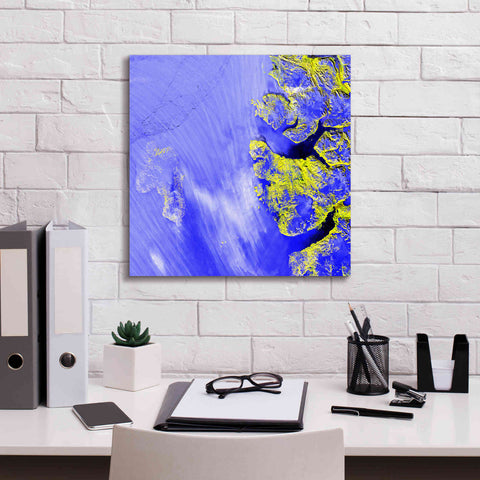 Image of 'Earth as Art: Meighen Island,' Canvas Wall Art,18 x 18