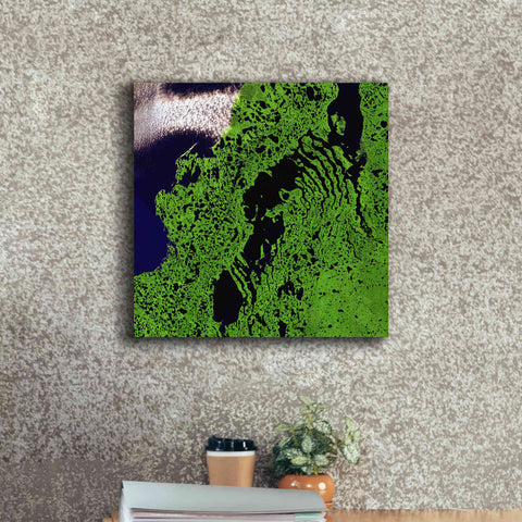 Image of 'Earth as Art: Remote Tundra,' Canvas Wall Art,18 x 18