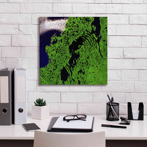 Image of 'Earth as Art: Remote Tundra,' Canvas Wall Art,18 x 18