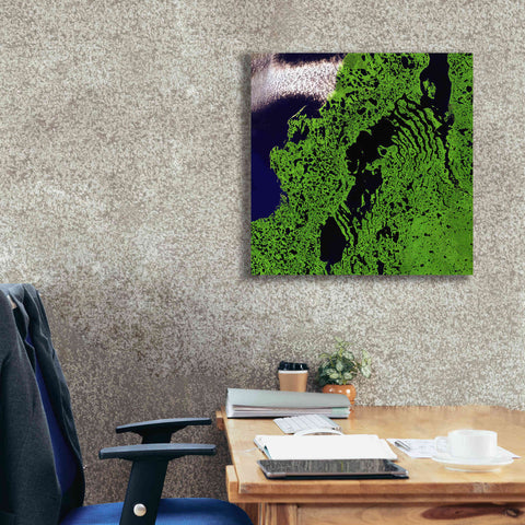 Image of 'Earth as Art: Remote Tundra,' Canvas Wall Art,26 x 26