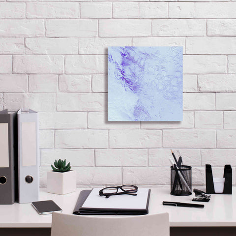 Image of 'Earth as Art: Robinson Glacier,' Canvas Wall Art,12 x 12