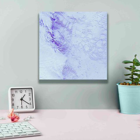 Image of 'Earth as Art: Robinson Glacier,' Canvas Wall Art,12 x 12