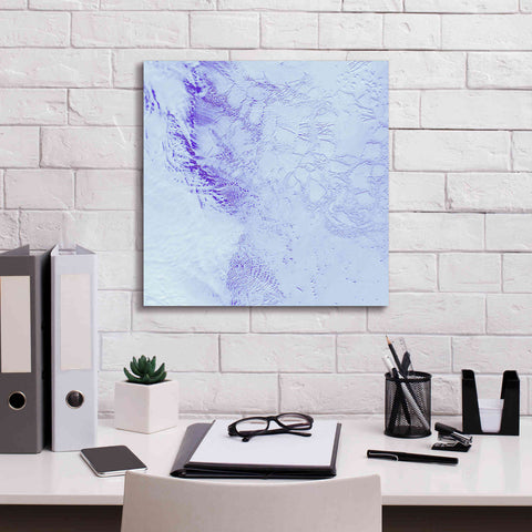 Image of 'Earth as Art: Robinson Glacier,' Canvas Wall Art,18 x 18