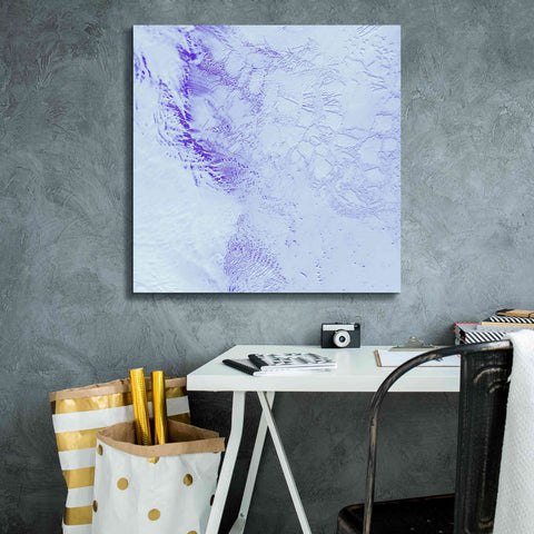 Image of 'Earth as Art: Robinson Glacier,' Canvas Wall Art,26 x 26