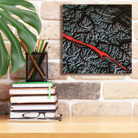 Image of 'Earth as Art: Rocky Mountain Trench,' Canvas Wall Art,12 x 12