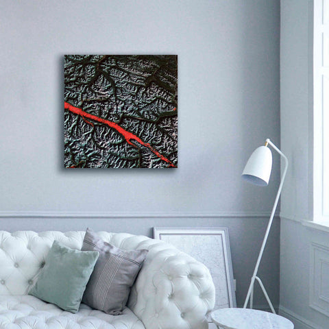Image of 'Earth as Art: Rocky Mountain Trench,' Canvas Wall Art,37 x 37