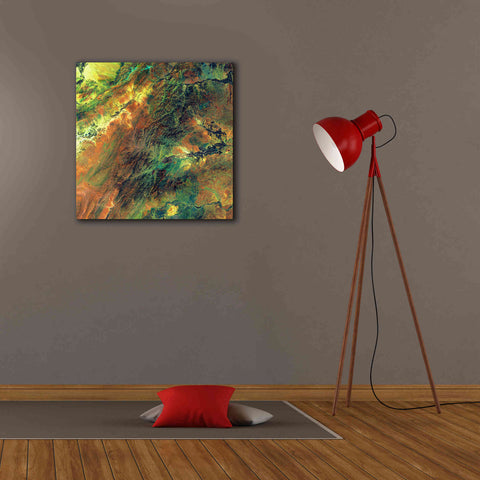 Image of 'Earth as Art: Rugged Terrain,' Canvas Wall Art,26 x 26