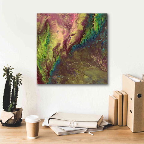 Image of 'Earth as Art: Sierra de Velasco,' Canvas Wall Art,18 x 18