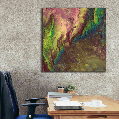 Image of 'Earth as Art: Sierra de Velasco,' Canvas Wall Art,37 x 37