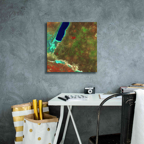 Image of 'Earth as Art: Sor Kaydak,' Canvas Wall Art,18 x 18