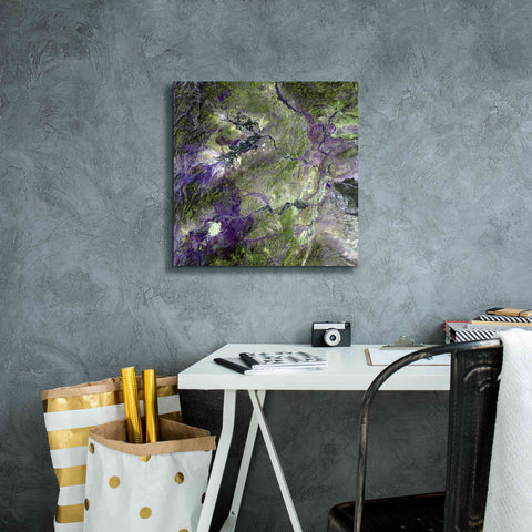 Image of 'Earth as Art: Waziristan Hills,' Canvas Wall Art,18 x 18