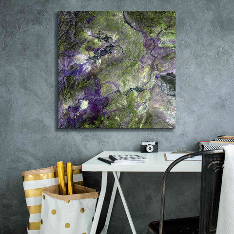 Image of 'Earth as Art: Waziristan Hills,' Canvas Wall Art,26 x 26