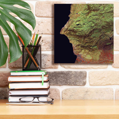 Image of 'Earth as Art: Earth Selfie,' Canvas Wall Art,12 x 12