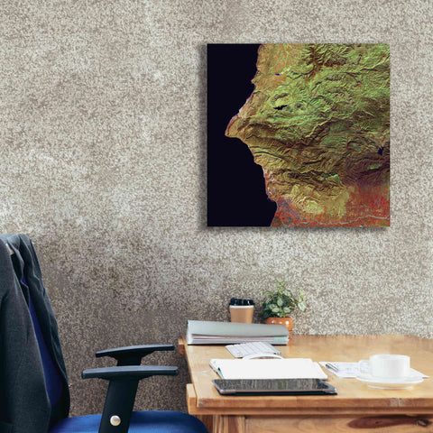 Image of 'Earth as Art: Earth Selfie,' Canvas Wall Art,26 x 26