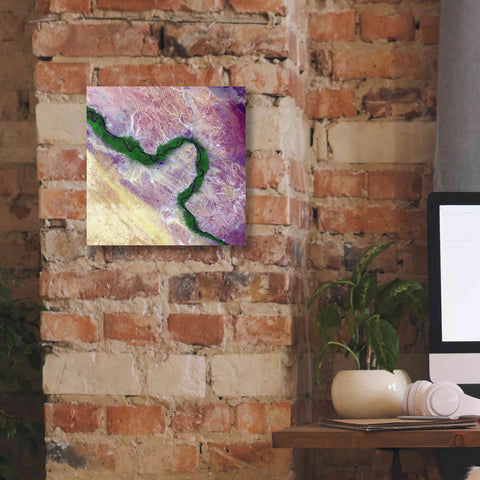 Image of 'Earth as Art: Life Along the Nile,' Canvas Wall Art,12 x 12