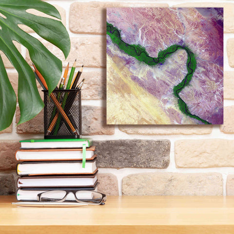 Image of 'Earth as Art: Life Along the Nile,' Canvas Wall Art,12 x 12