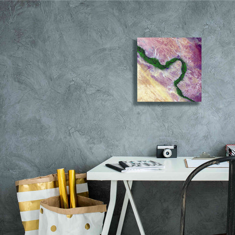 Image of 'Earth as Art: Life Along the Nile,' Canvas Wall Art,12 x 12