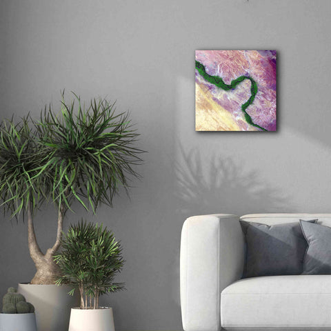 Image of 'Earth as Art: Life Along the Nile,' Canvas Wall Art,18 x 18