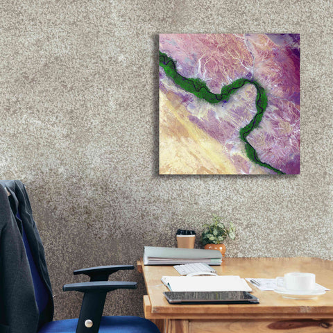 Image of 'Earth as Art: Life Along the Nile,' Canvas Wall Art,26 x 26