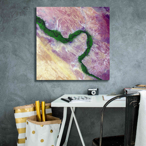 Image of 'Earth as Art: Life Along the Nile,' Canvas Wall Art,26 x 26