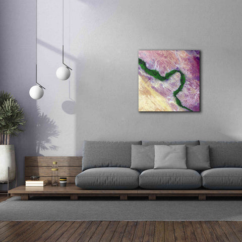 Image of 'Earth as Art: Life Along the Nile,' Canvas Wall Art,37 x 37