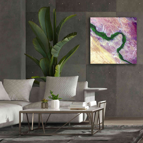 Image of 'Earth as Art: Life Along the Nile,' Canvas Wall Art,37 x 37