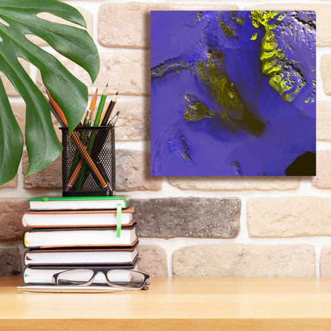 Image of 'Earth as Art: Koettlitz Glacier,' Canvas Wall Art,12 x 12