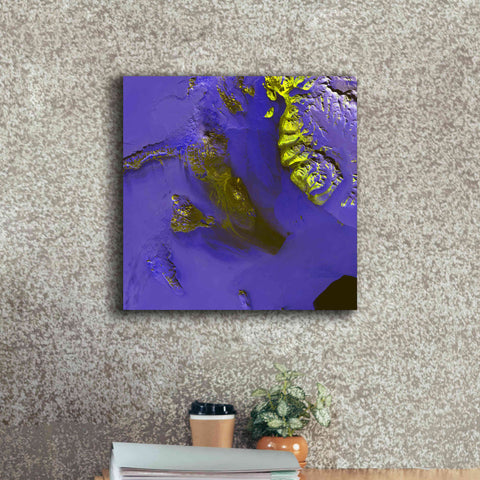 Image of 'Earth as Art: Koettlitz Glacier,' Canvas Wall Art,18 x 18