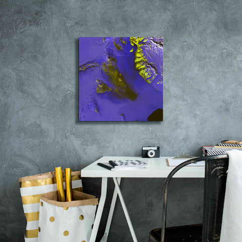 Image of 'Earth as Art: Koettlitz Glacier,' Canvas Wall Art,18 x 18