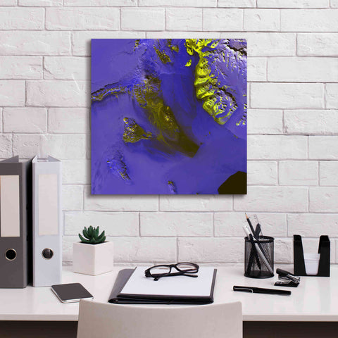 Image of 'Earth as Art: Koettlitz Glacier,' Canvas Wall Art,18 x 18