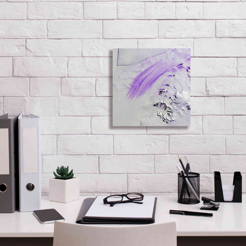 Image of 'Earth as Art: Slessor Glacier,' Canvas Wall Art,12 x 12