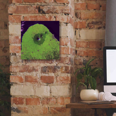 Image of 'Earth as Art: Mount Taranaki,' Canvas Wall Art,12 x 12