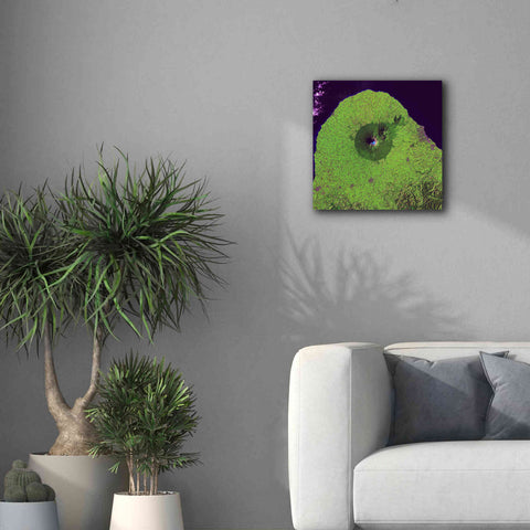 Image of 'Earth as Art: Mount Taranaki,' Canvas Wall Art,18 x 18