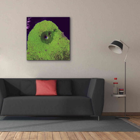 Image of 'Earth as Art: Mount Taranaki,' Canvas Wall Art,37 x 37