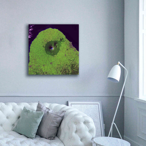 Image of 'Earth as Art: Mount Taranaki,' Canvas Wall Art,37 x 37