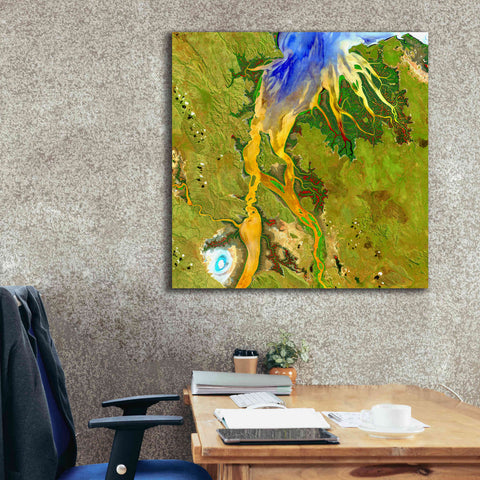 Image of 'Earth as Art: Nature's Patterns,' Canvas Wall Art,37 x 37
