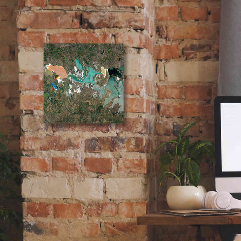 Image of 'Earth as Art: Putrid Sea,' Canvas Wall Art,12 x 12