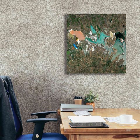 Image of 'Earth as Art: Putrid Sea,' Canvas Wall Art,26 x 26