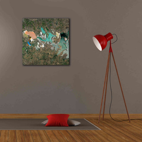 Image of 'Earth as Art: Putrid Sea,' Canvas Wall Art,26 x 26