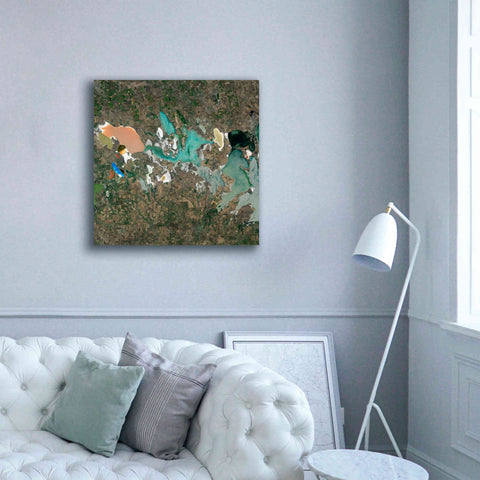 Image of 'Earth as Art: Putrid Sea,' Canvas Wall Art,37 x 37