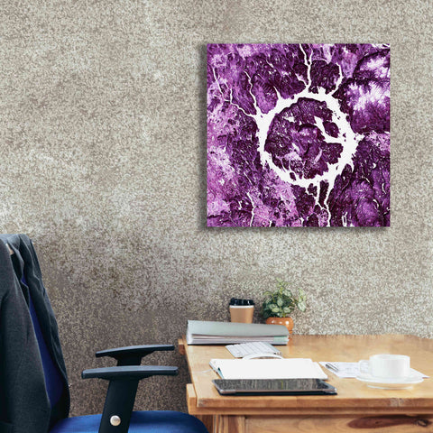 Image of 'Earth as Art: Eye of Quebec,' Canvas Wall Art,26 x 26