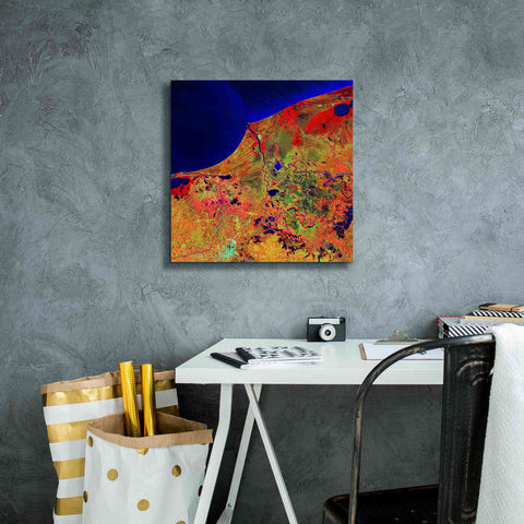 Image of 'Earth as Art: Mexico's Biosphere,' Canvas Wall Art,18 x 18