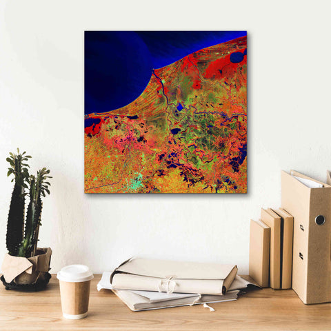 Image of 'Earth as Art: Mexico's Biosphere,' Canvas Wall Art,18 x 18