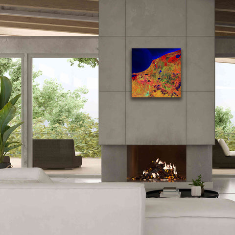 Image of 'Earth as Art: Mexico's Biosphere,' Canvas Wall Art,26 x 26