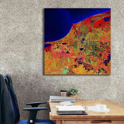 Image of 'Earth as Art: Mexico's Biosphere,' Canvas Wall Art,37 x 37