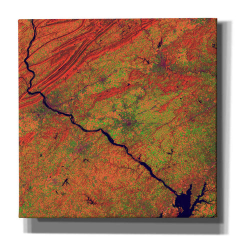 Image of 'Earth as Art: River and Ridge,' Canvas Wall Art,12x12x1.1x0,18x18x1.1x0,26x26x1.74x0,37x37x1.74x0