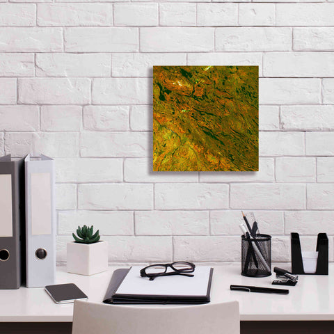 Image of 'Earth as Art: Rock Folding,' Canvas Wall Art,12 x 12