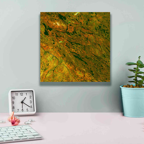 Image of 'Earth as Art: Rock Folding,' Canvas Wall Art,12 x 12
