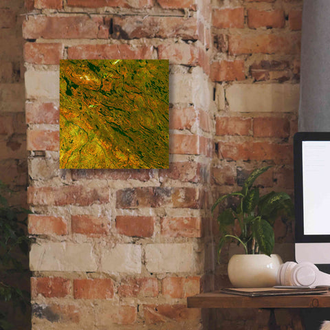 Image of 'Earth as Art: Rock Folding,' Canvas Wall Art,12 x 12