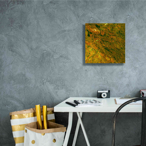 Image of 'Earth as Art: Rock Folding,' Canvas Wall Art,12 x 12